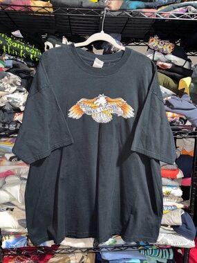 Vintage 2004 Blue County Motorcycle “ Good Girls” Shirt Size Xxl